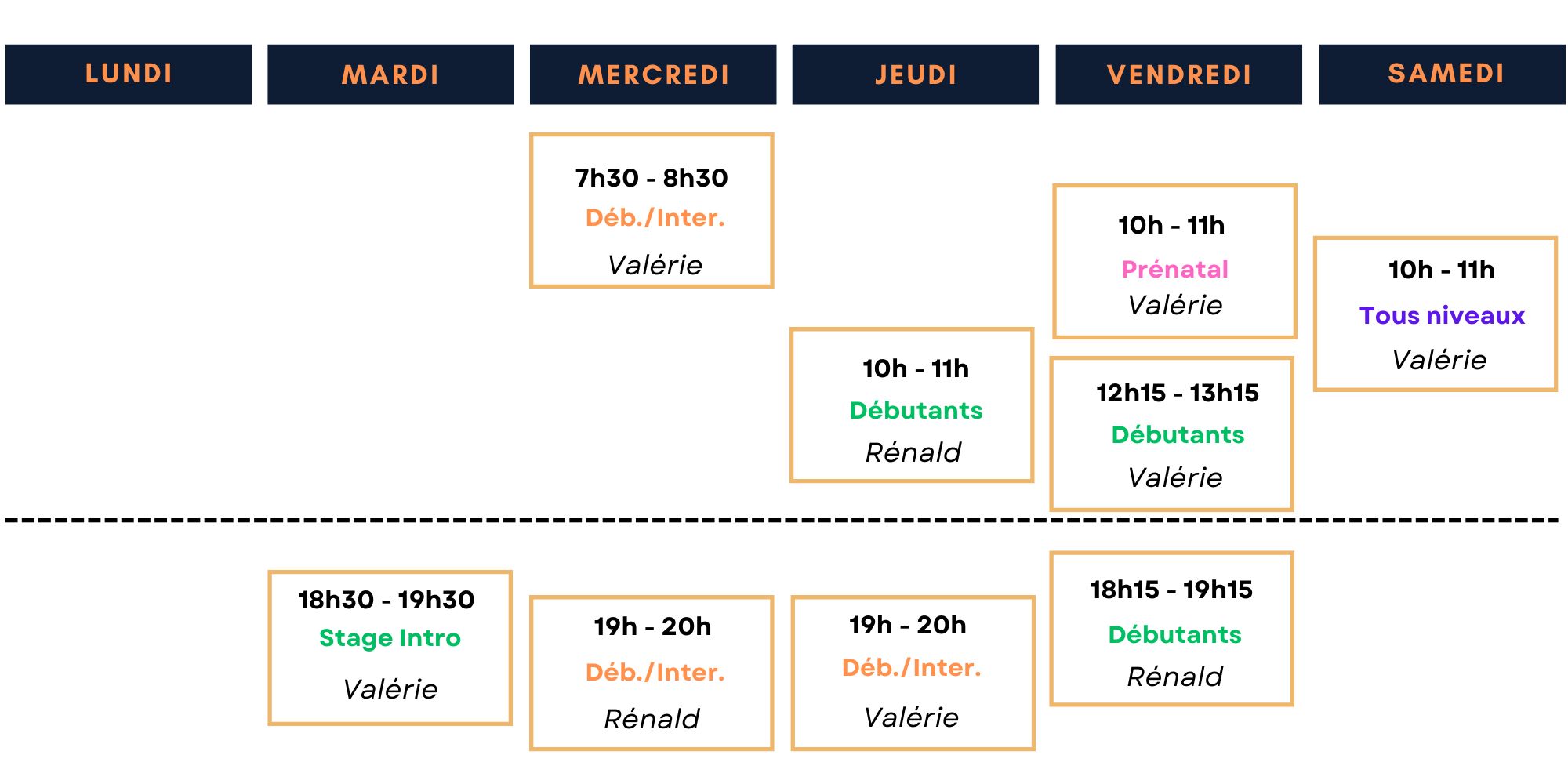 Emploi du temps